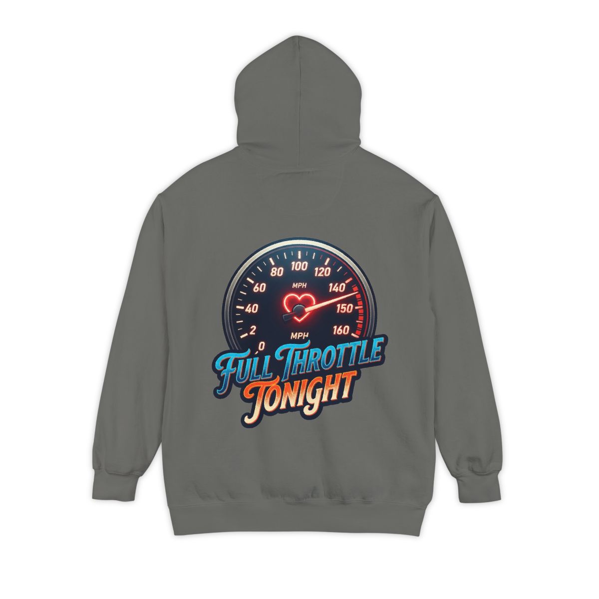 Color: Grey | Full Throttle Tonight Garment-Dyed Hoodie