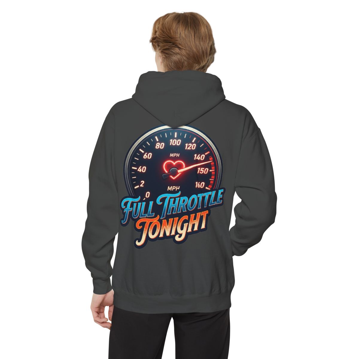 Color: Pepper | Full Throttle Tonight Garment-Dyed Hoodie