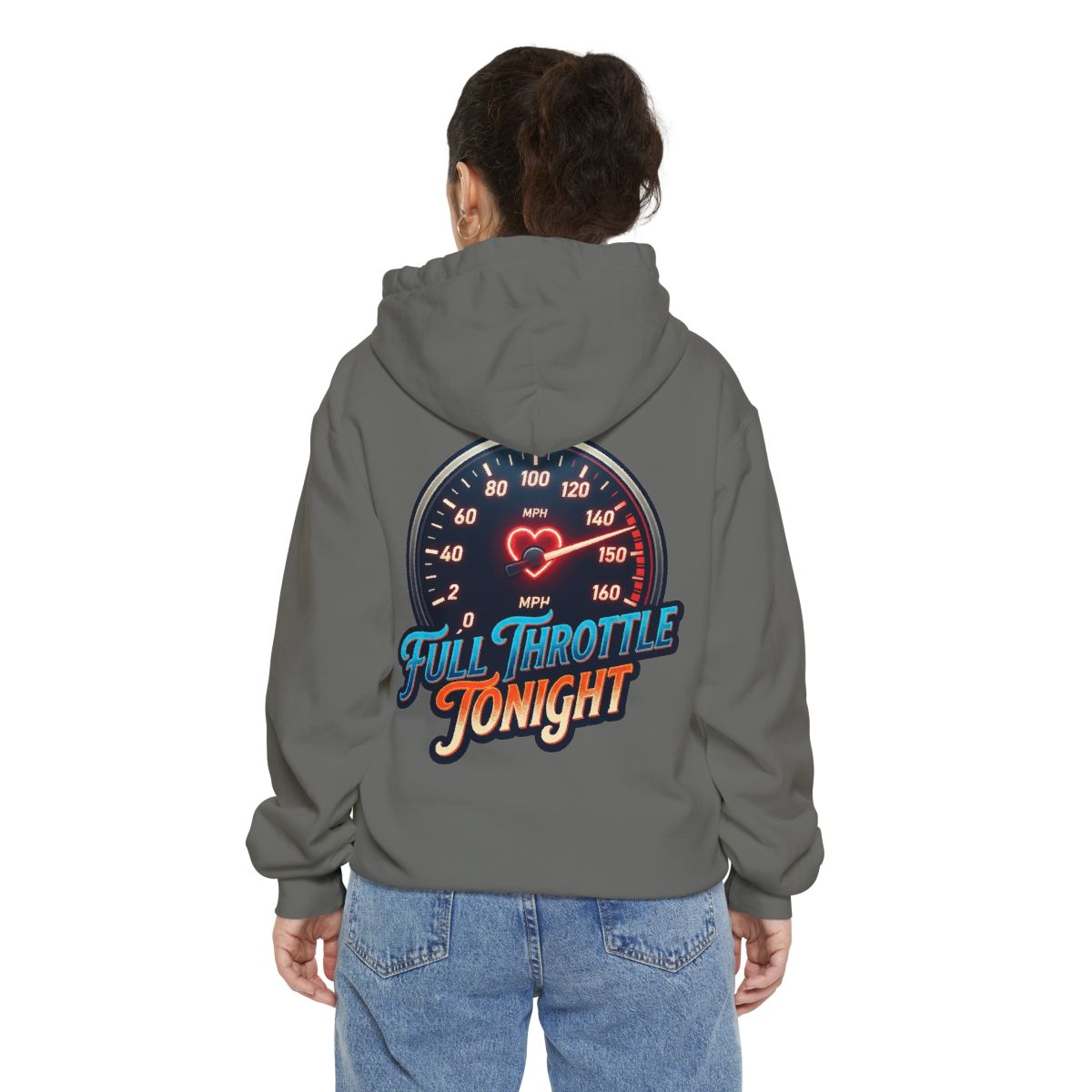 Color: Grey | Full Throttle Tonight Garment-Dyed Hoodie