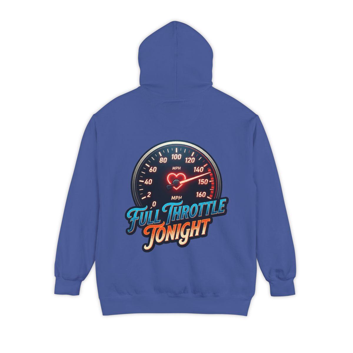 Color: Flo Blue | Full Throttle Tonight Garment-Dyed Hoodie