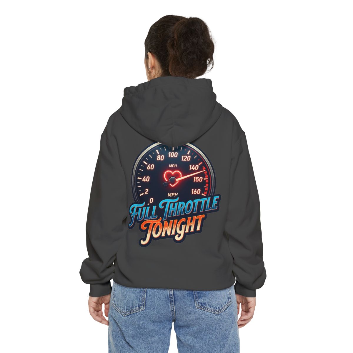 Color: Pepper | Full Throttle Tonight Garment-Dyed Hoodie