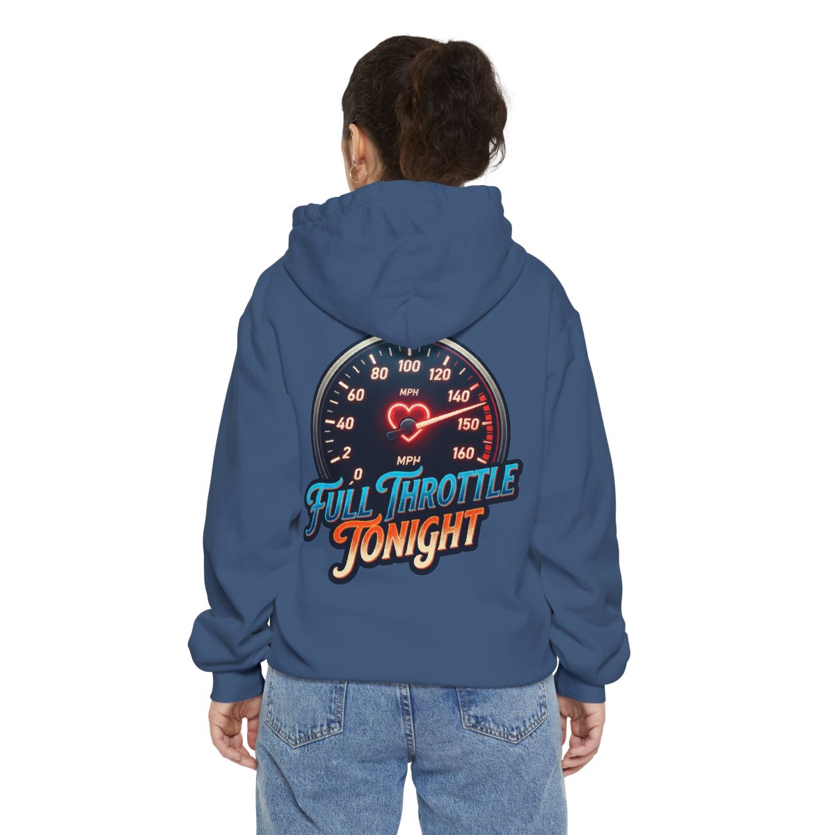 Color: True Navy | Full Throttle Tonight Garment-Dyed Hoodie
