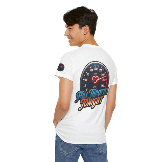 Color: White | Full Throttle Tonight Premium Graphic Tee