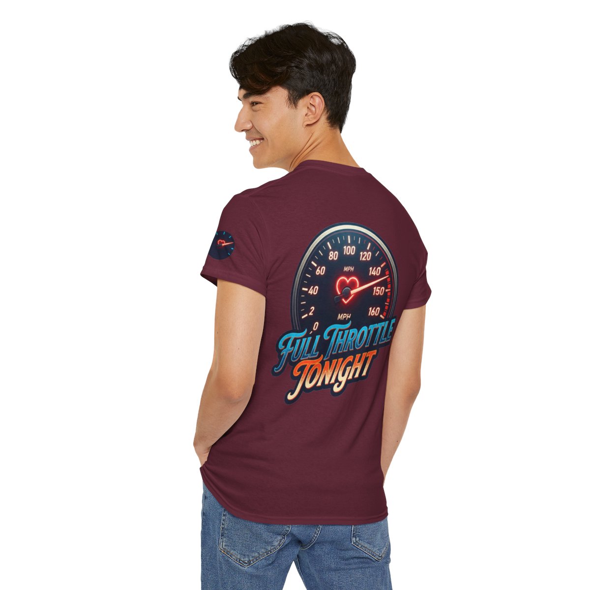 Color: Maroon | Full Throttle Tonight Premium Graphic Tee