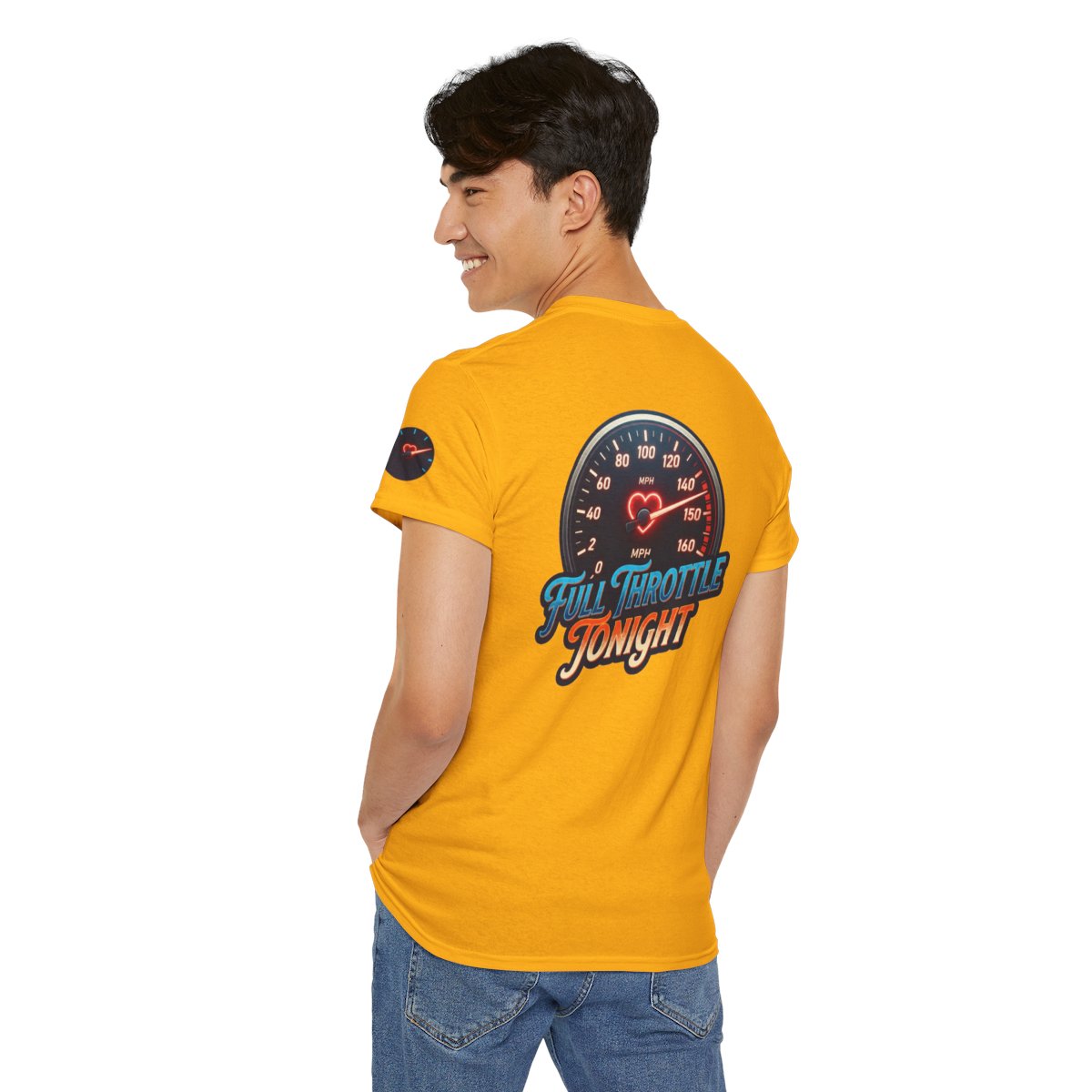Color: Gold | Full Throttle Tonight Premium Graphic Tee