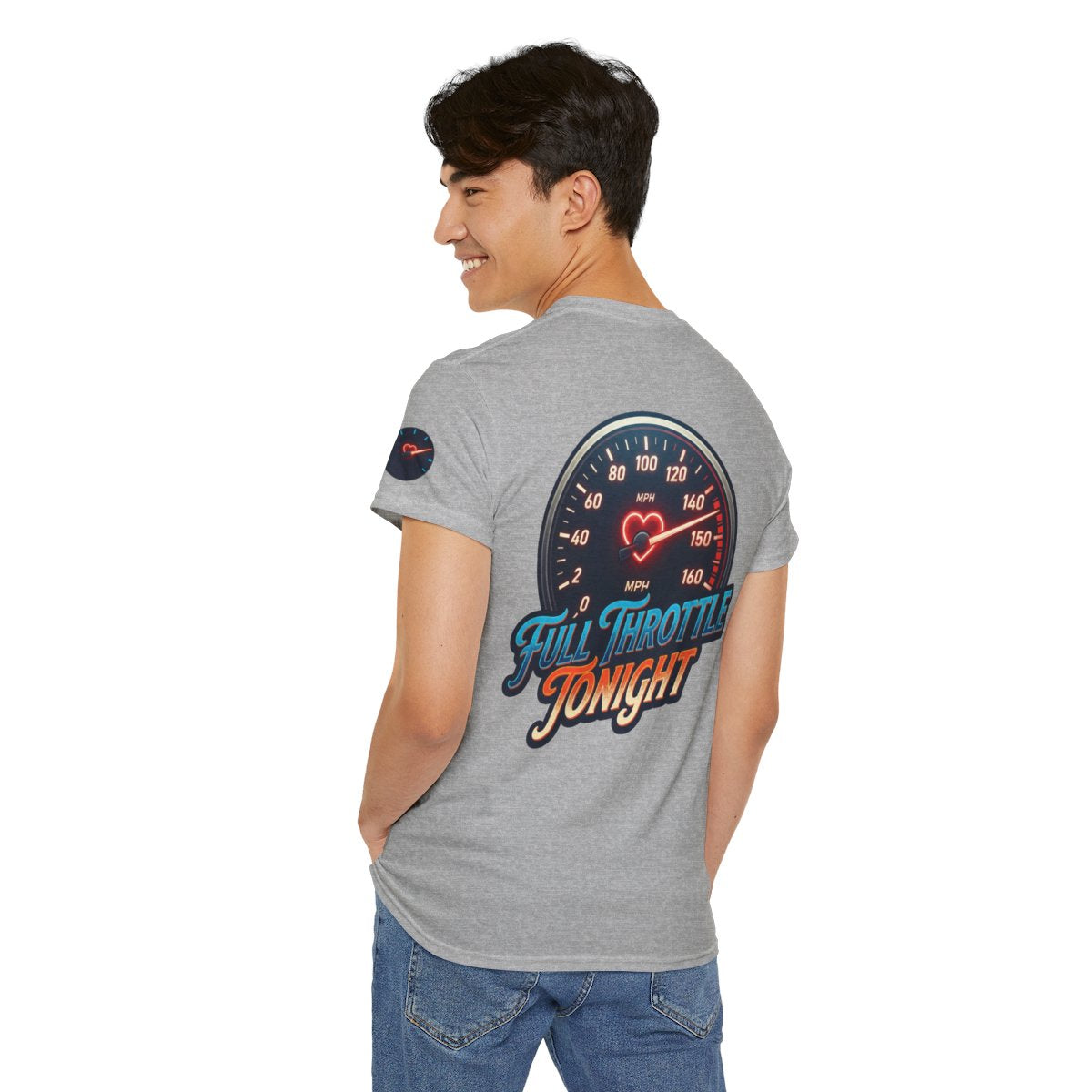 Color: Sport Grey | Full Throttle Tonight Premium Graphic Tee