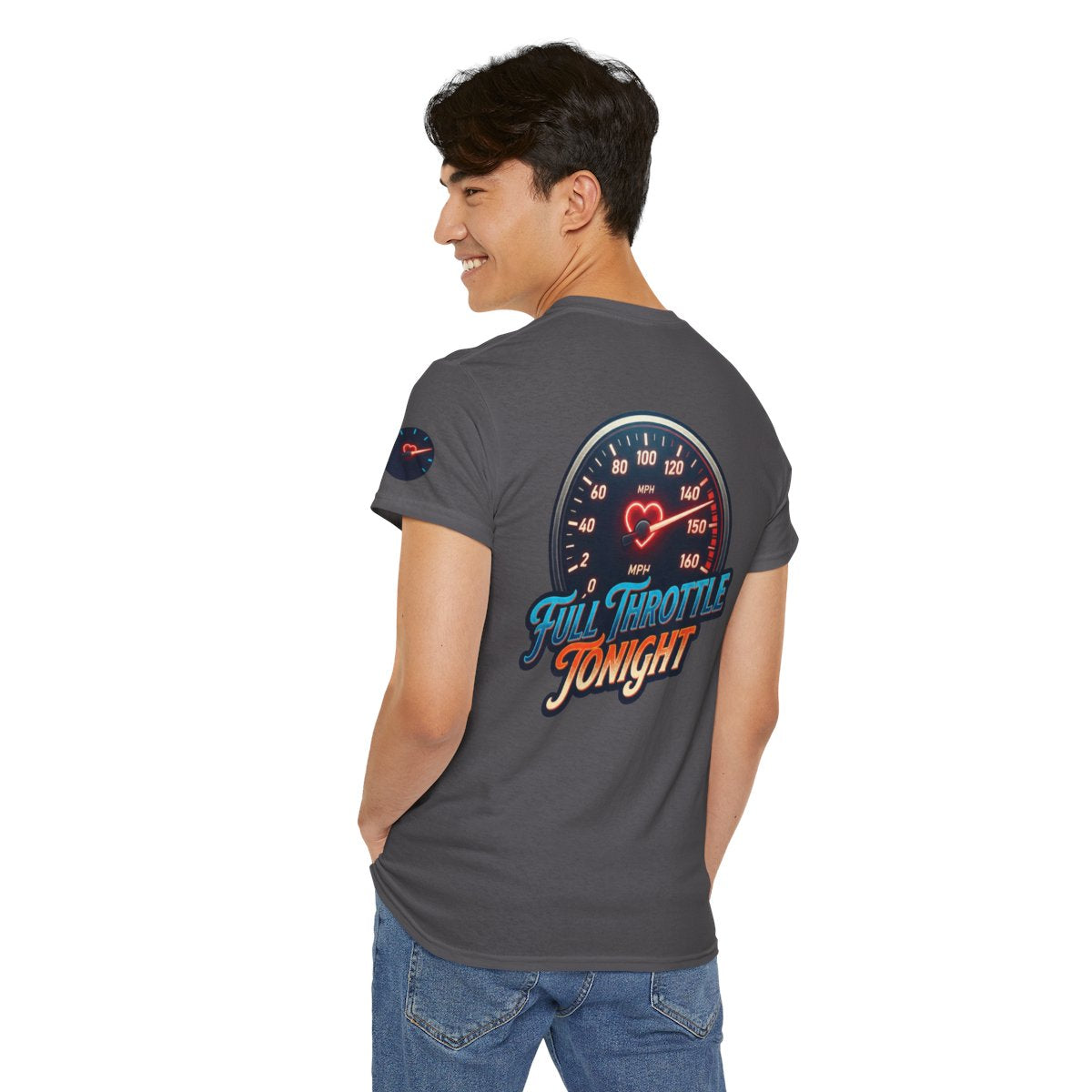 Color: Charcoal | Full Throttle Tonight Premium Graphic Tee