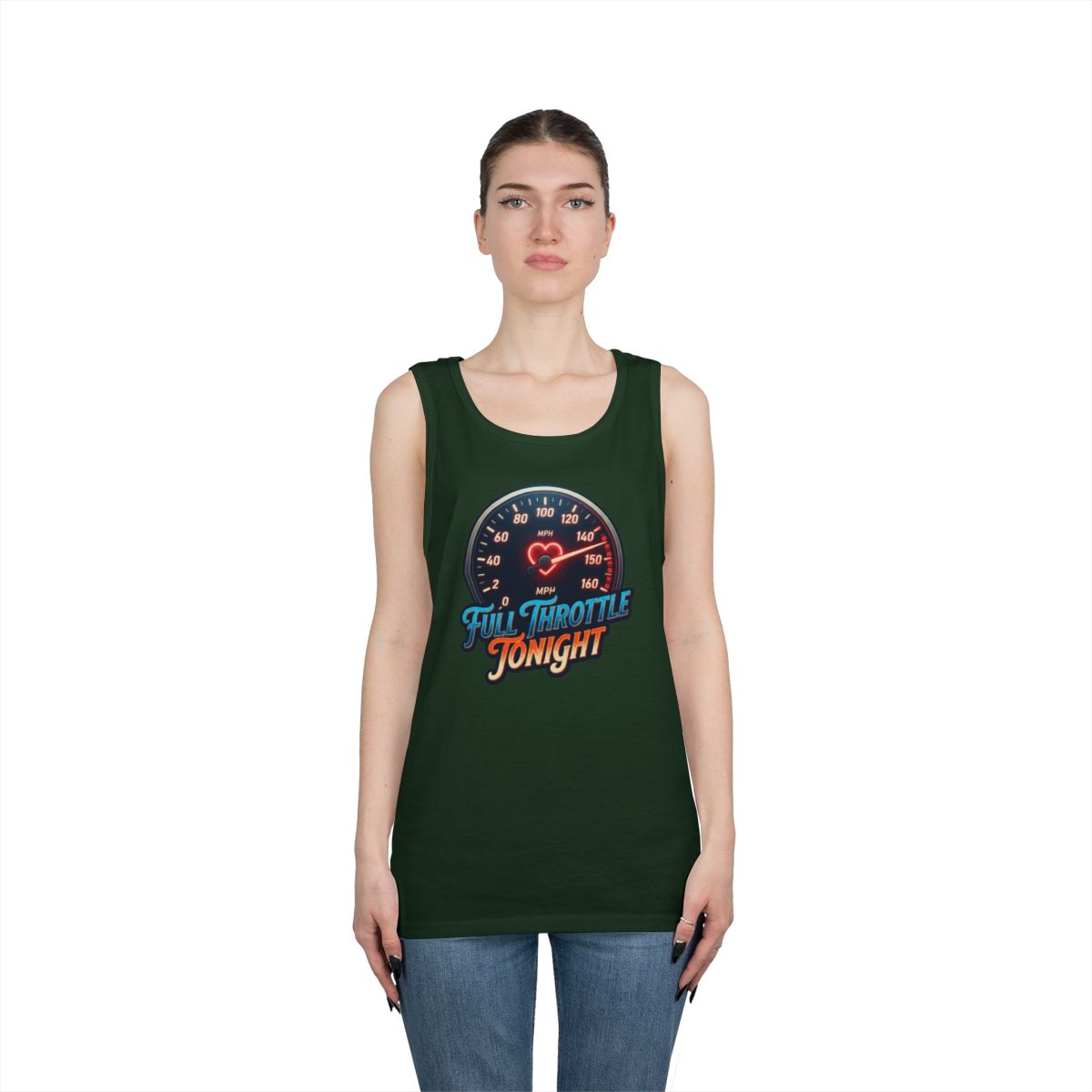 Color: Forest Green | Full Throttle Tonight Tank Top
