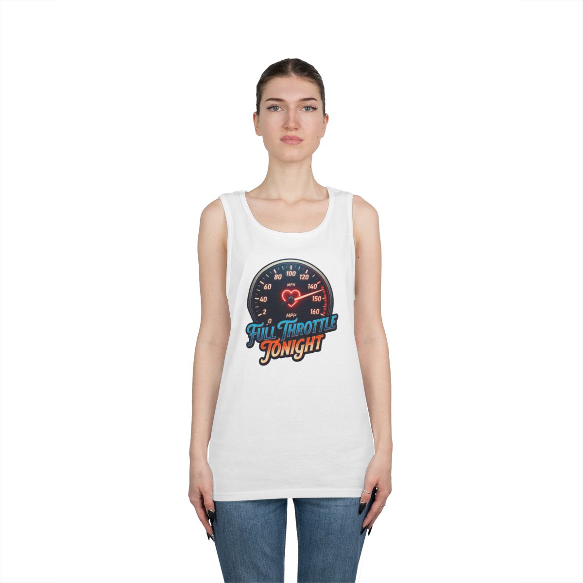 Color: White | Full Throttle Tonight Tank Top