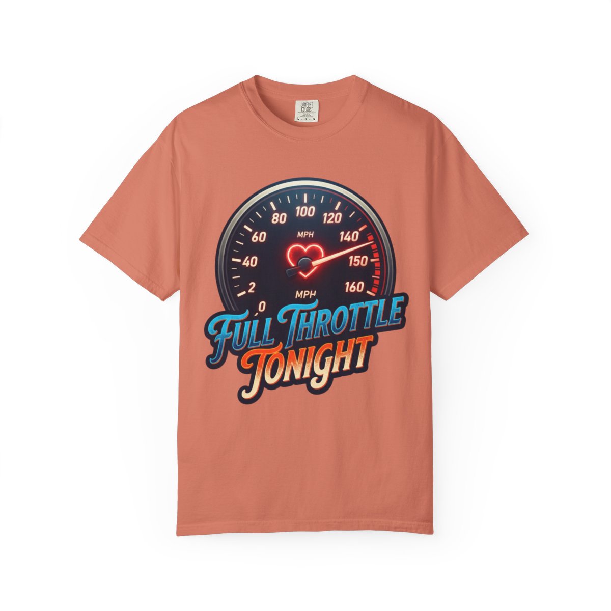 Color: Terracotta | Full Throttle Tonight Unisex Garment-Dyed Tee