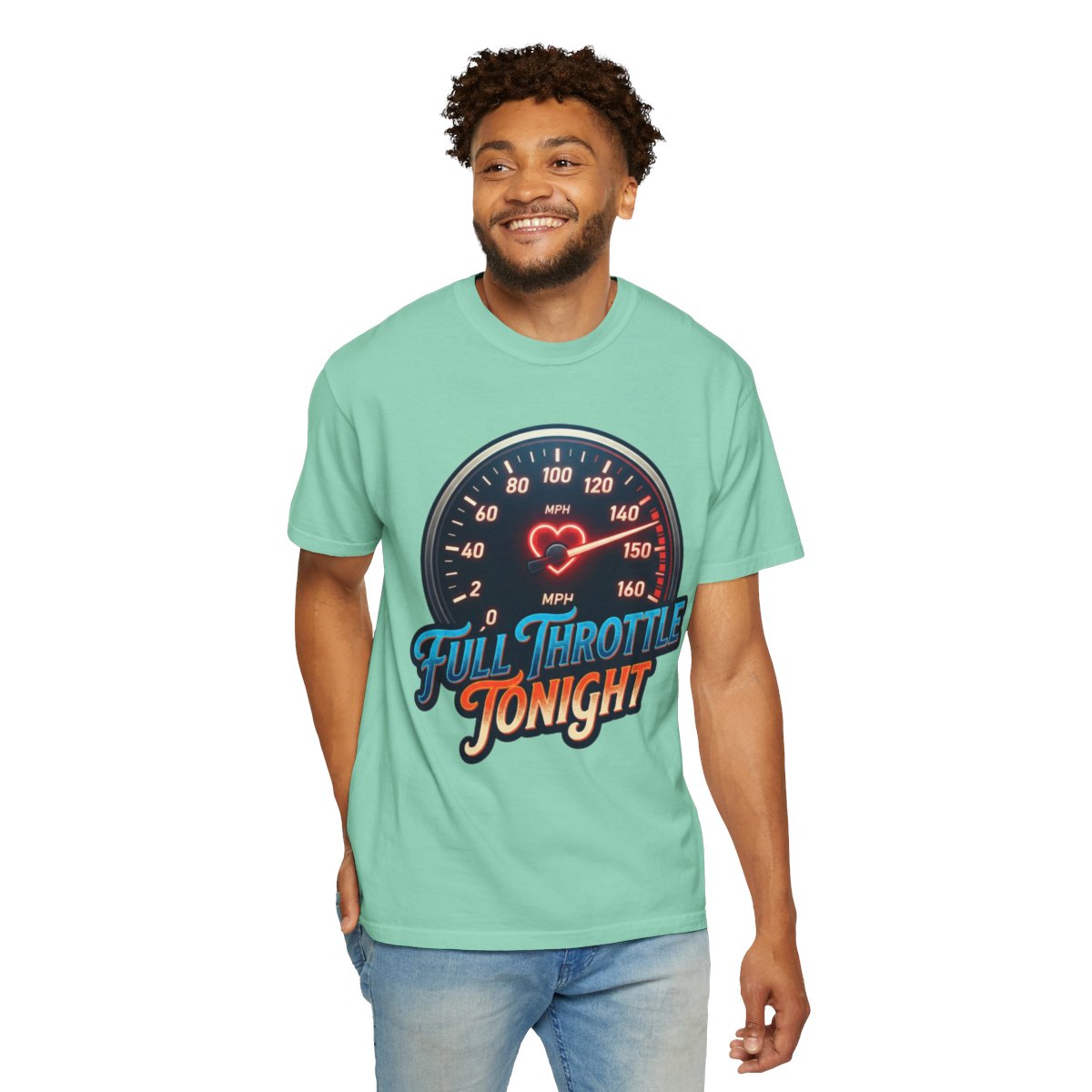 Color: Island Reef | Full Throttle Tonight Unisex Garment-Dyed Tee
