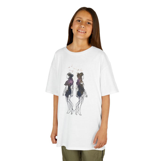 Color: White | Gemini The Celestial Twins Kids Tee
