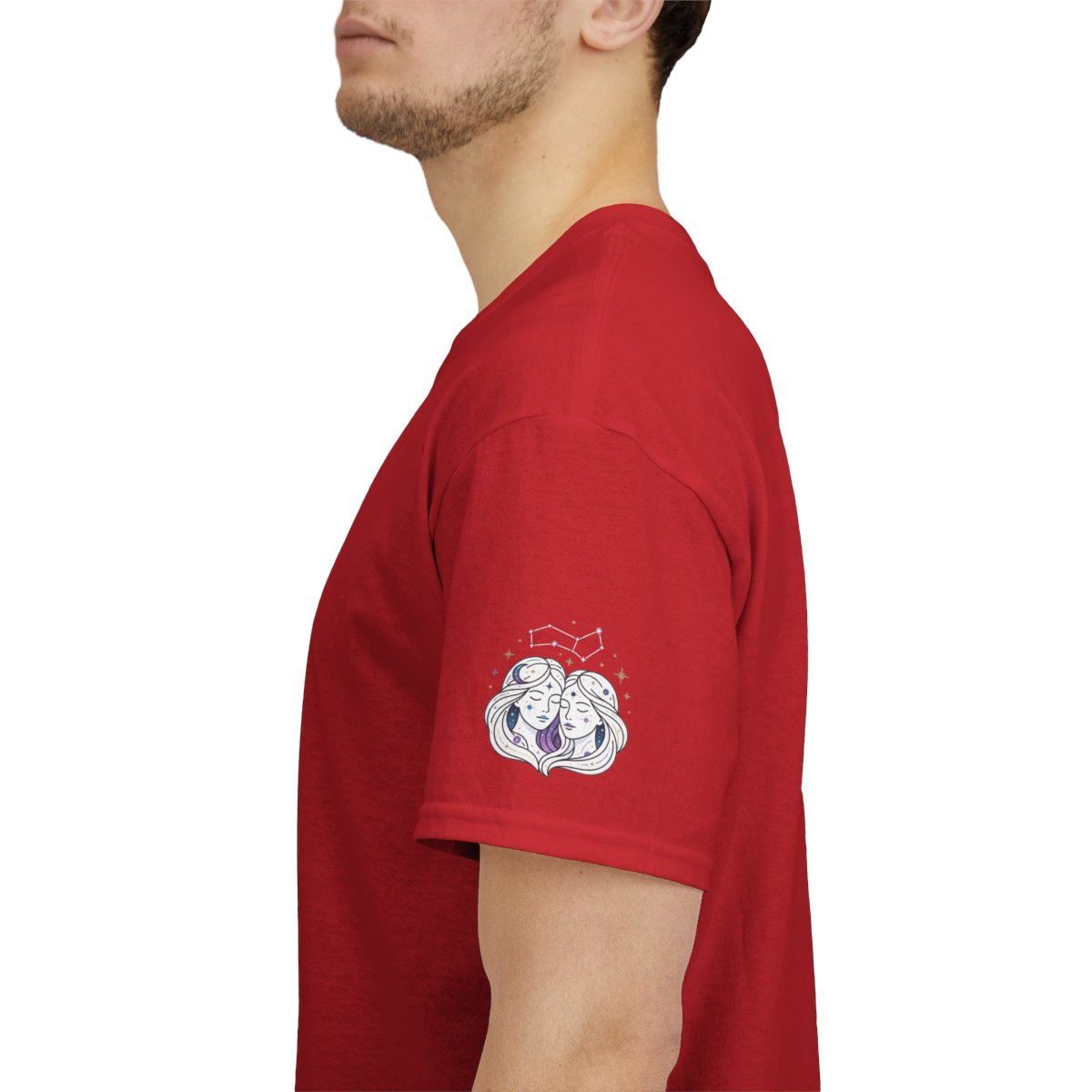 Color: Red | Gemini The Celestial Twins Premium Graphic Tee