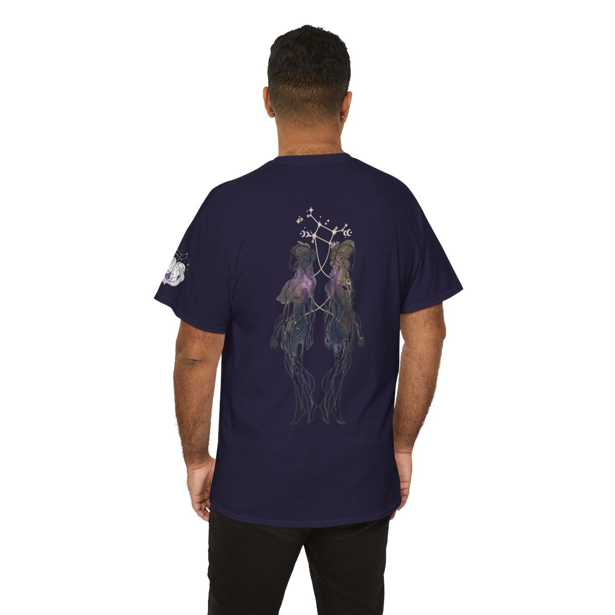 Color: Blackberry | Gemini The Celestial Twins Premium Graphic Tee
