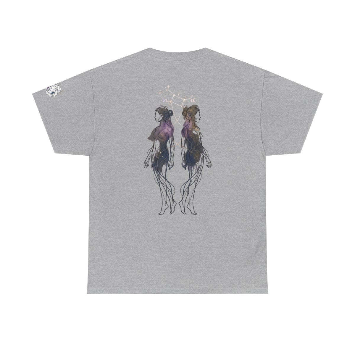 Color: Sport Grey | Gemini The Celestial Twins Premium Graphic Tee