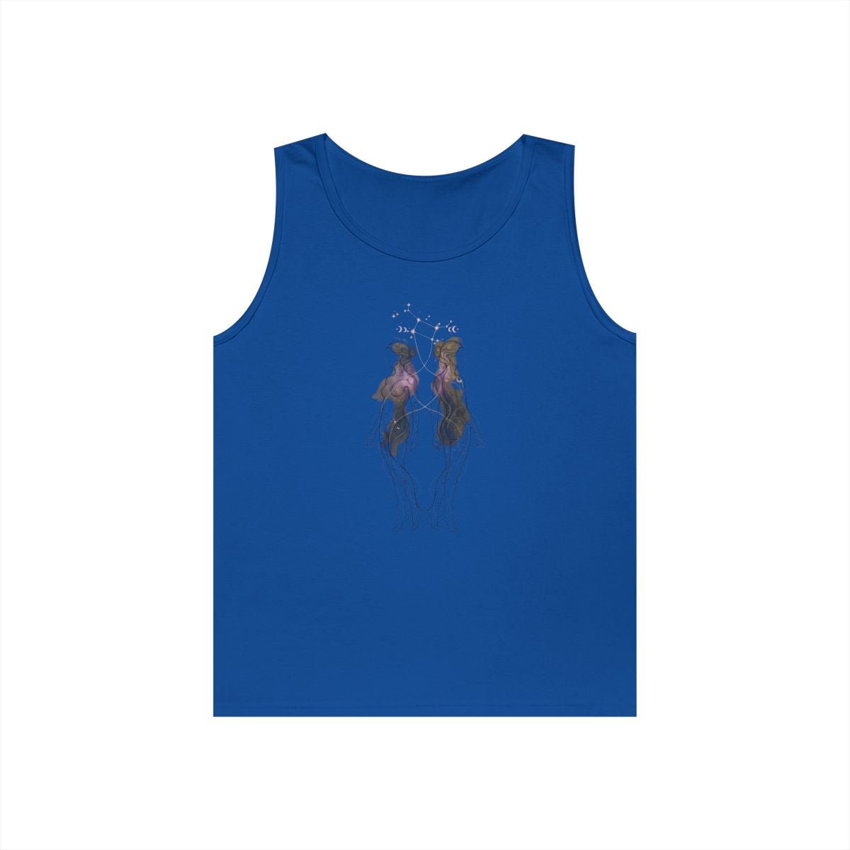 Color: Royal | Gemini The Celestial Twins Tank Top