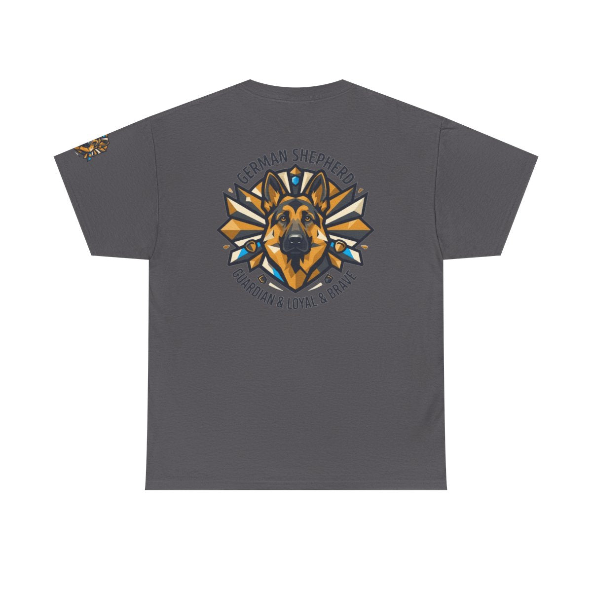 Color: Charcoal | German Shepherd Guardian Loyal Brave Premium Graphic Tee