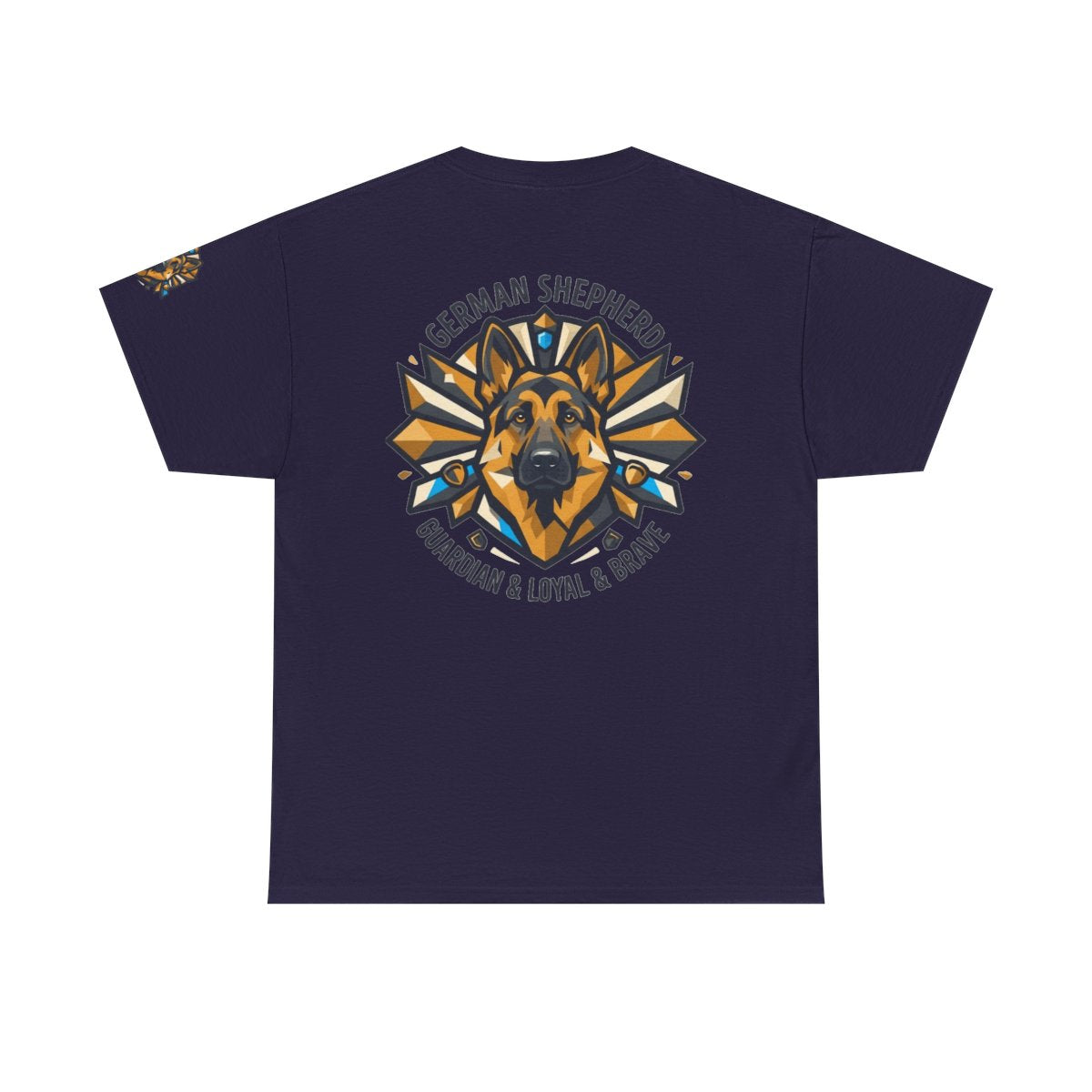 Color: Blackberry | German Shepherd Guardian Loyal Brave Premium Graphic Tee