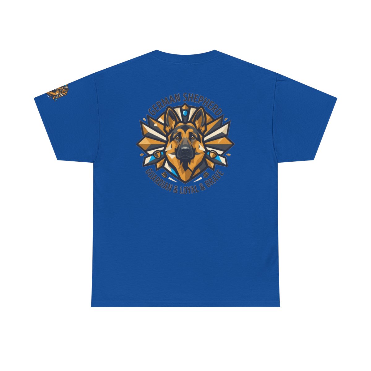 Color: Royal | German Shepherd Guardian Loyal Brave Premium Graphic Tee
