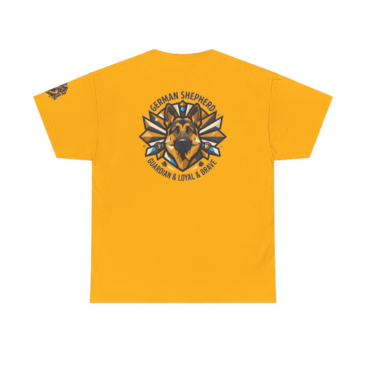 Color: Gold | German Shepherd Guardian Loyal Brave Premium Graphic Tee