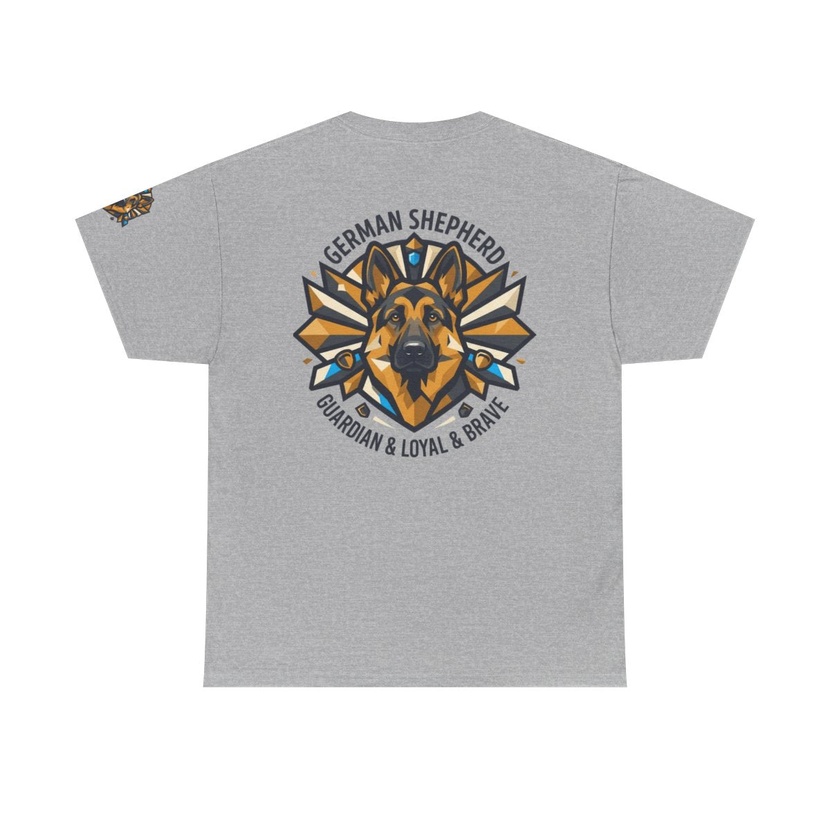 Color: Sport Grey | German Shepherd Guardian Loyal Brave Premium Graphic Tee