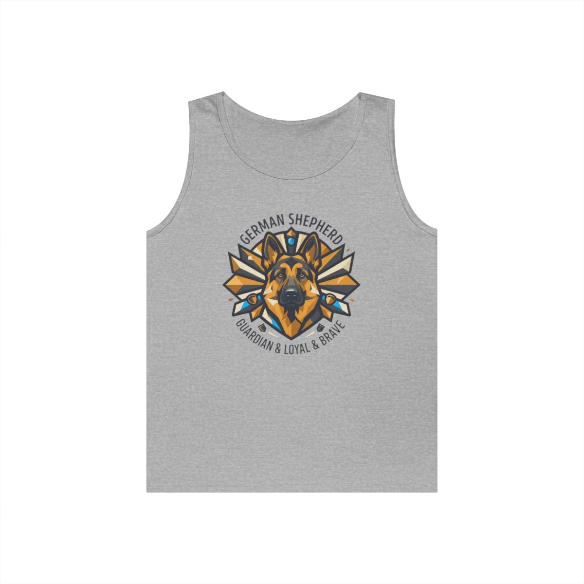 Color: Sport Grey | German Shepherd Guardian Loyal Brave Tank Top