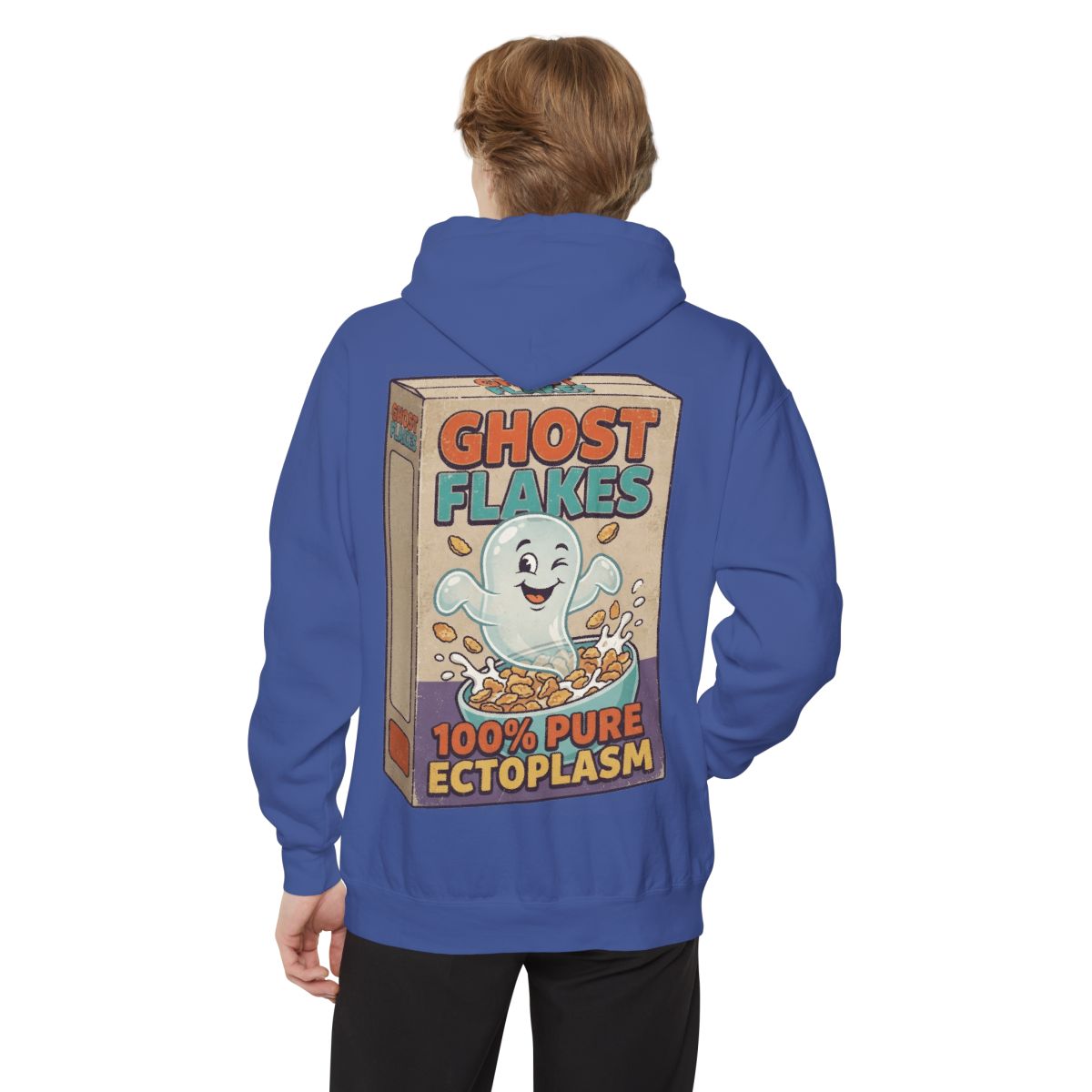 Color: Flo Blue | Ghost Flakes Garment-Dyed Hoodie