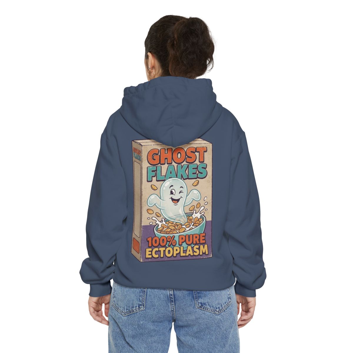 Color: Denim | Ghost Flakes Garment-Dyed Hoodie