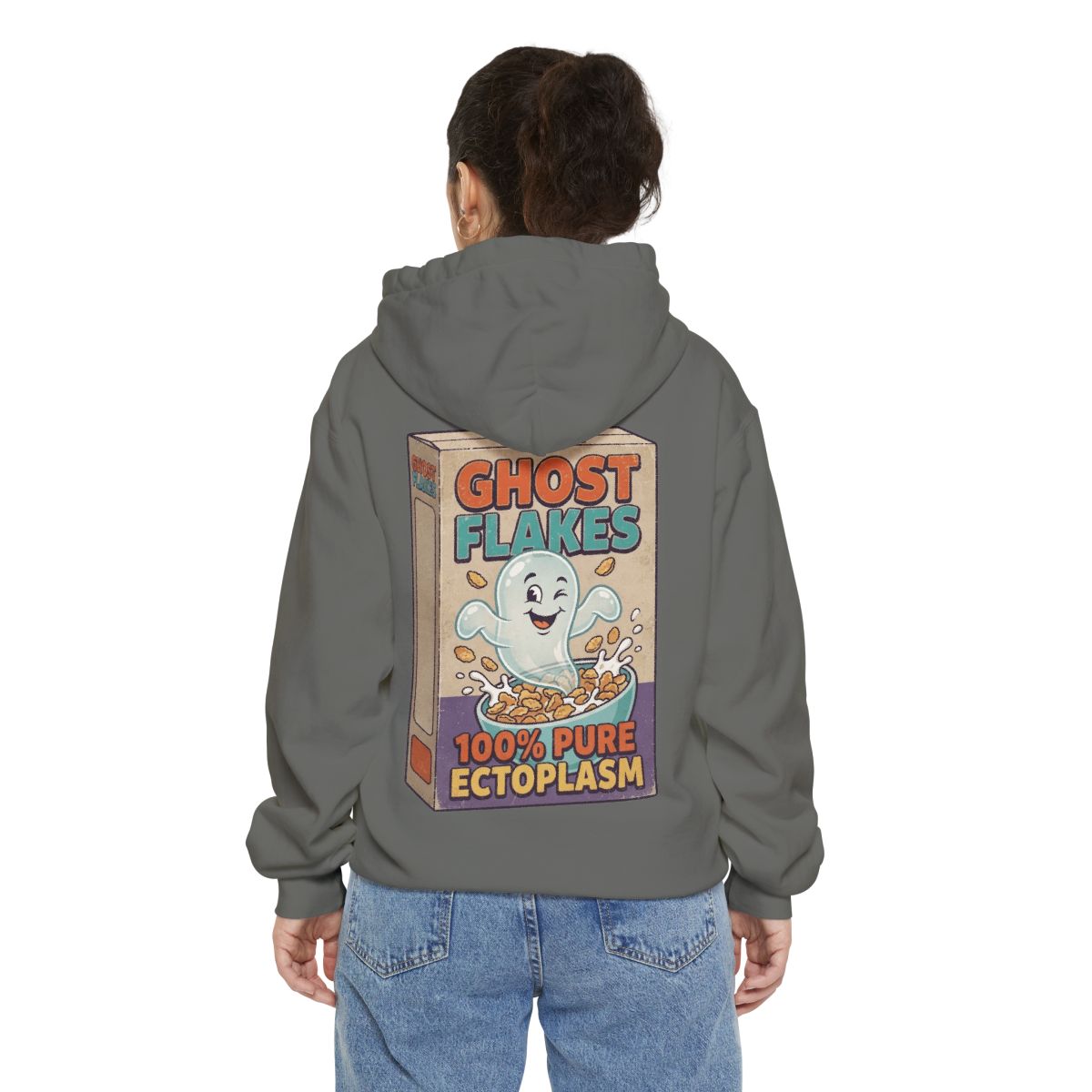 Color: Grey | Ghost Flakes Garment-Dyed Hoodie