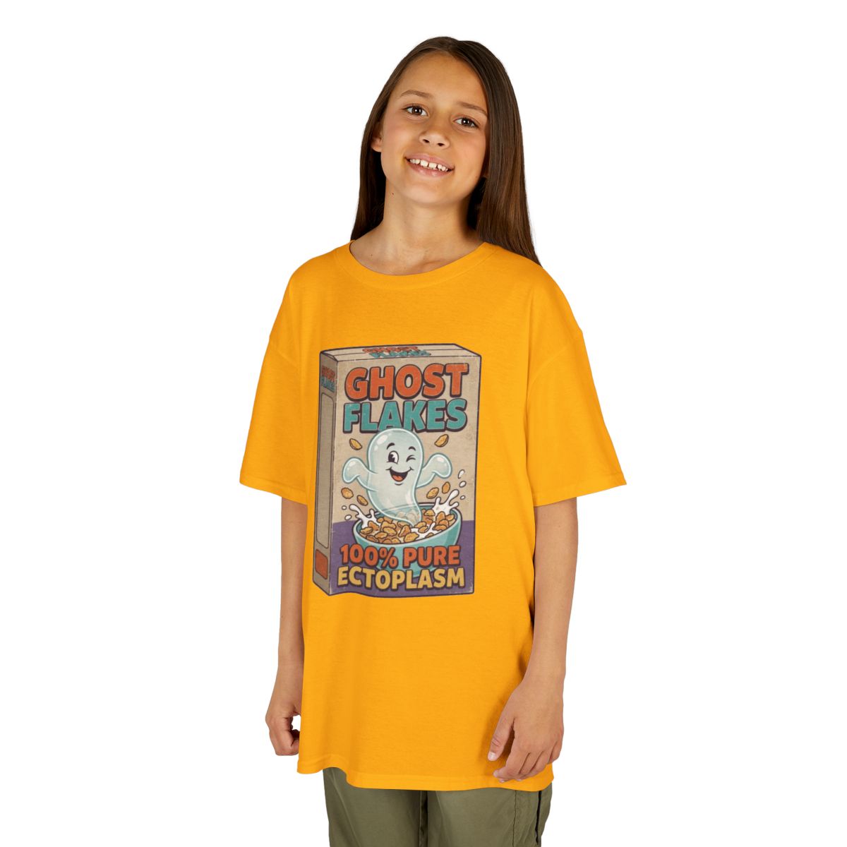 Color: Gold | Ghost Flakes Kids Tee