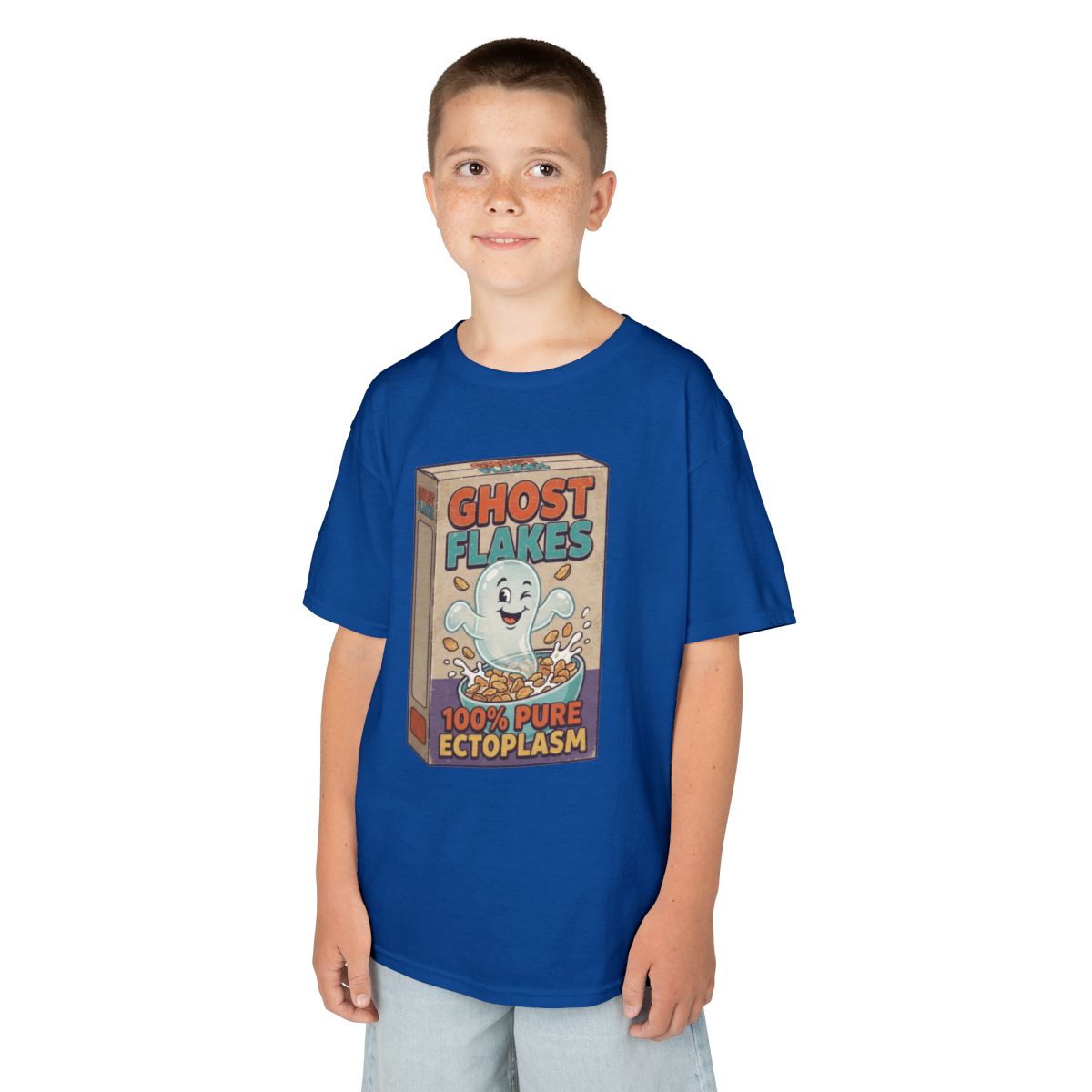Color: Royal | Ghost Flakes Kids Tee