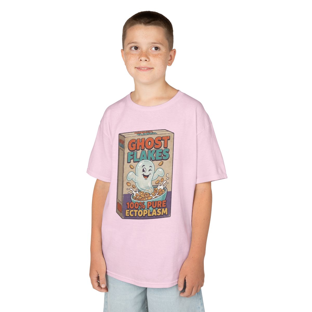 Color: Light Pink | Ghost Flakes Kids Tee