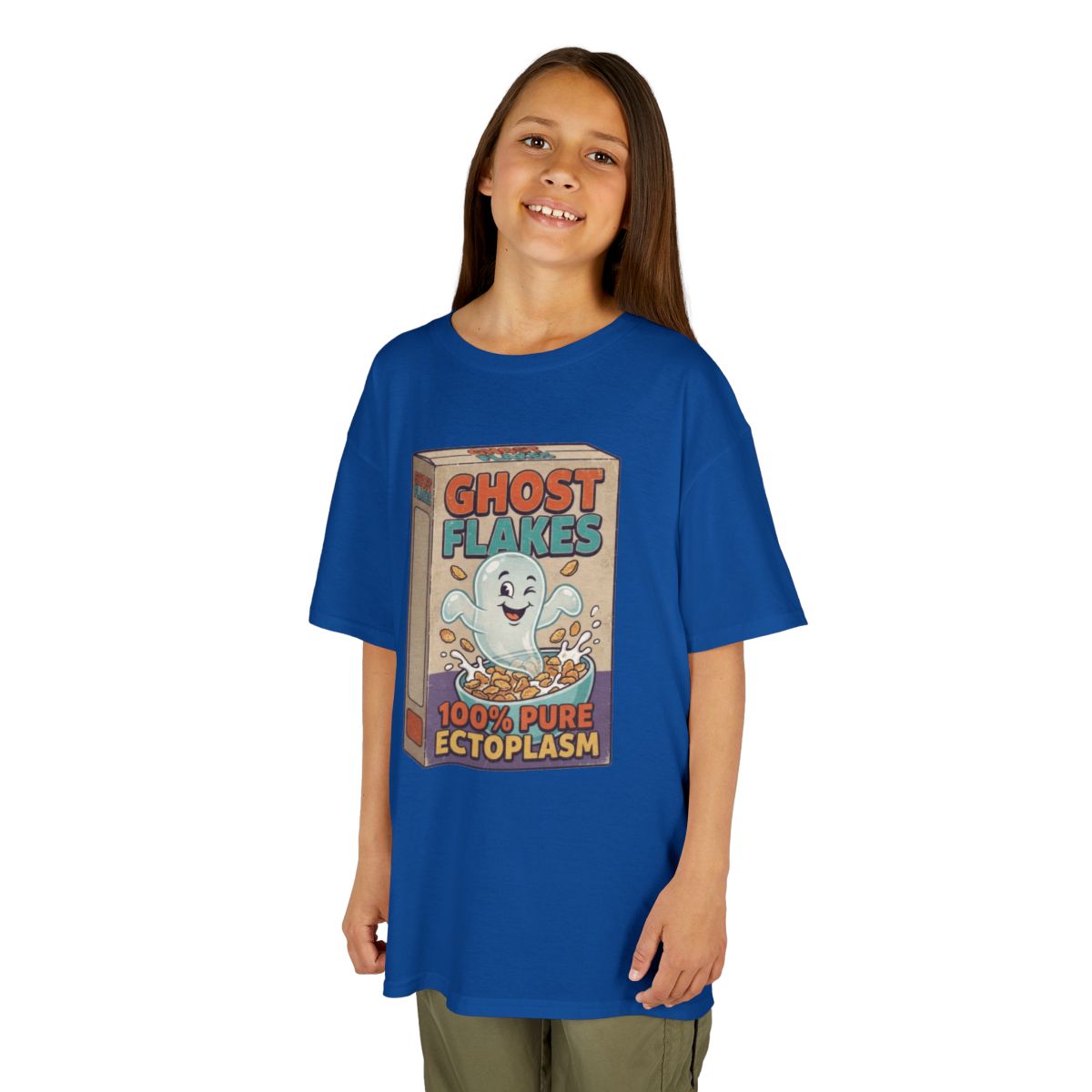 Color: Royal | Ghost Flakes Kids Tee