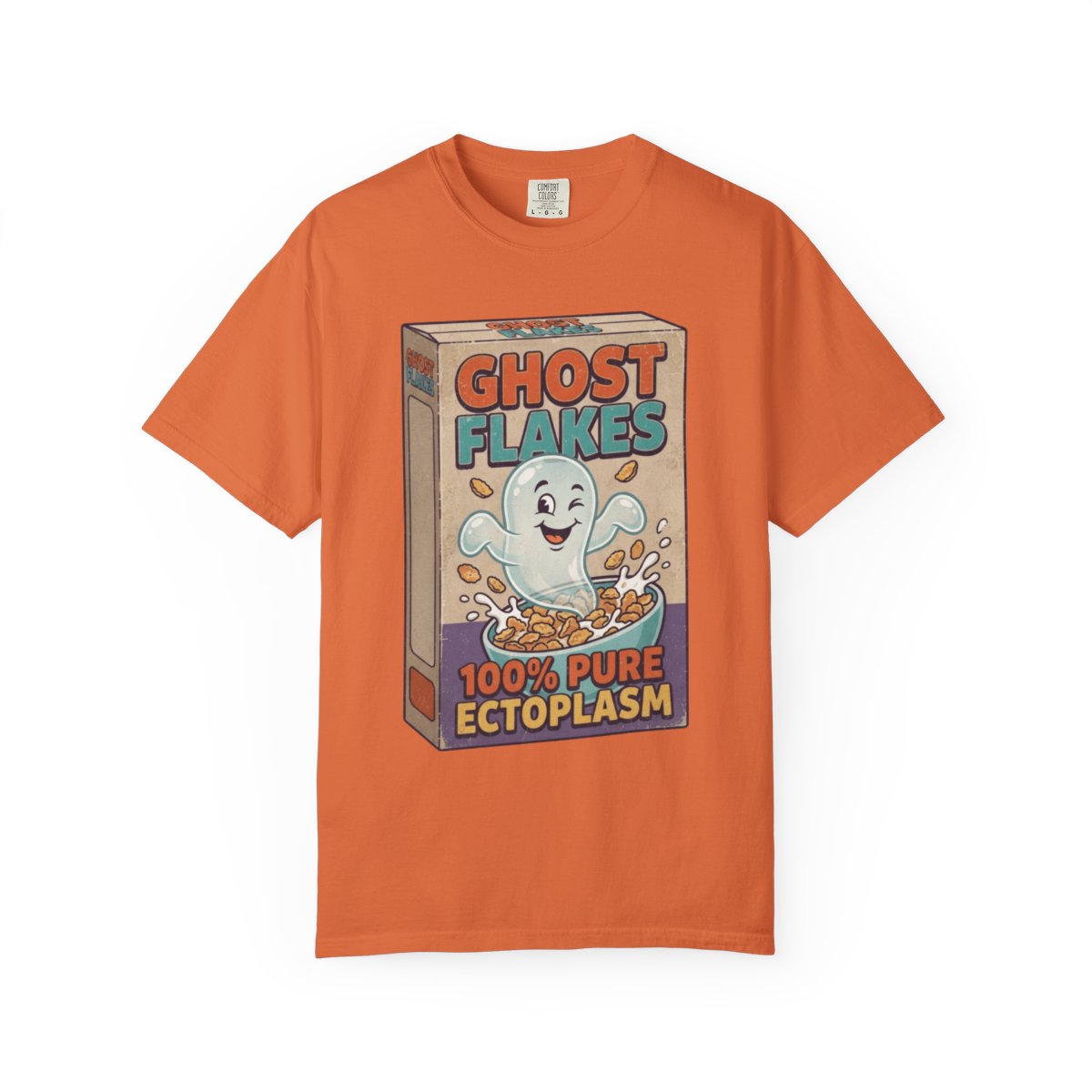 Color: Burnt Orange | Ghost Flakes Unisex Garment-Dyed Tee