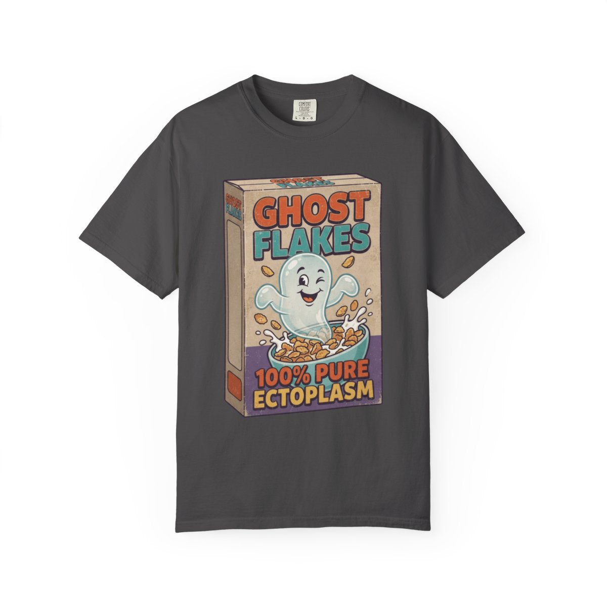 Color: Graphite | Ghost Flakes Unisex Garment-Dyed Tee