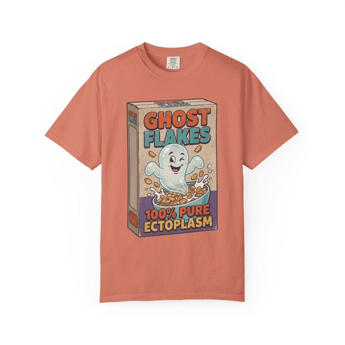 Color: Terracotta | Ghost Flakes Unisex Garment-Dyed Tee