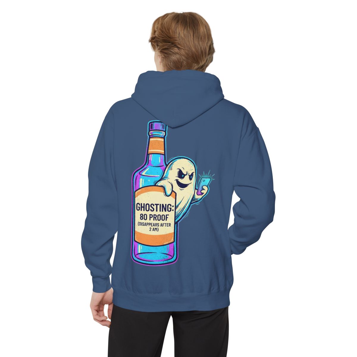 Color: True Navy | Ghosting Garment-Dyed Hoodie