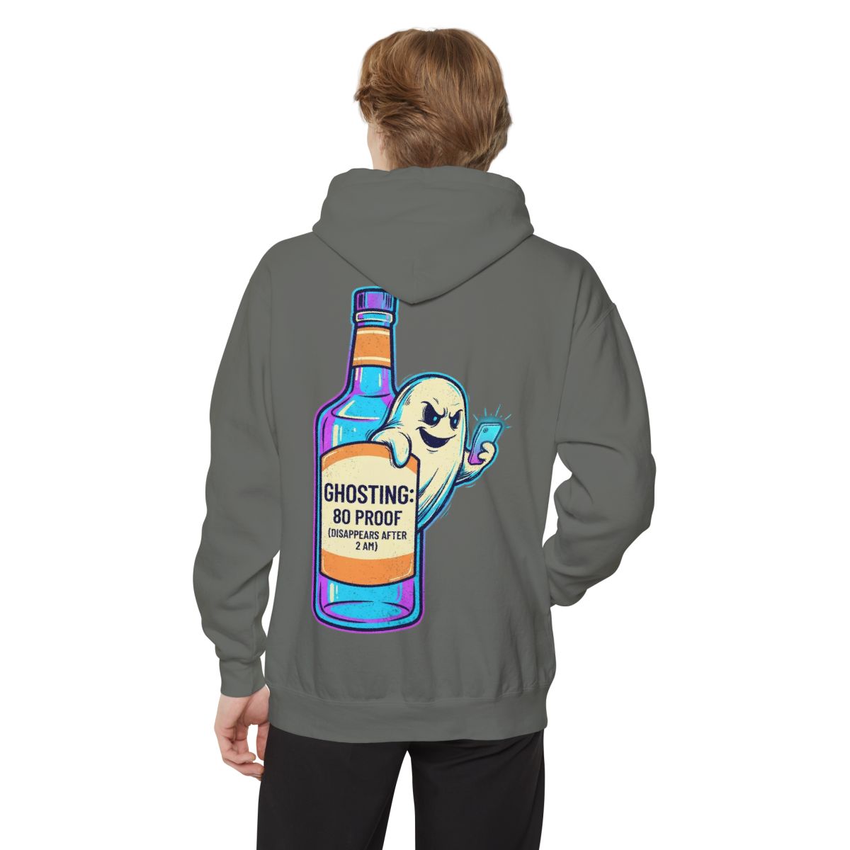 Color: Grey | Ghosting Garment-Dyed Hoodie