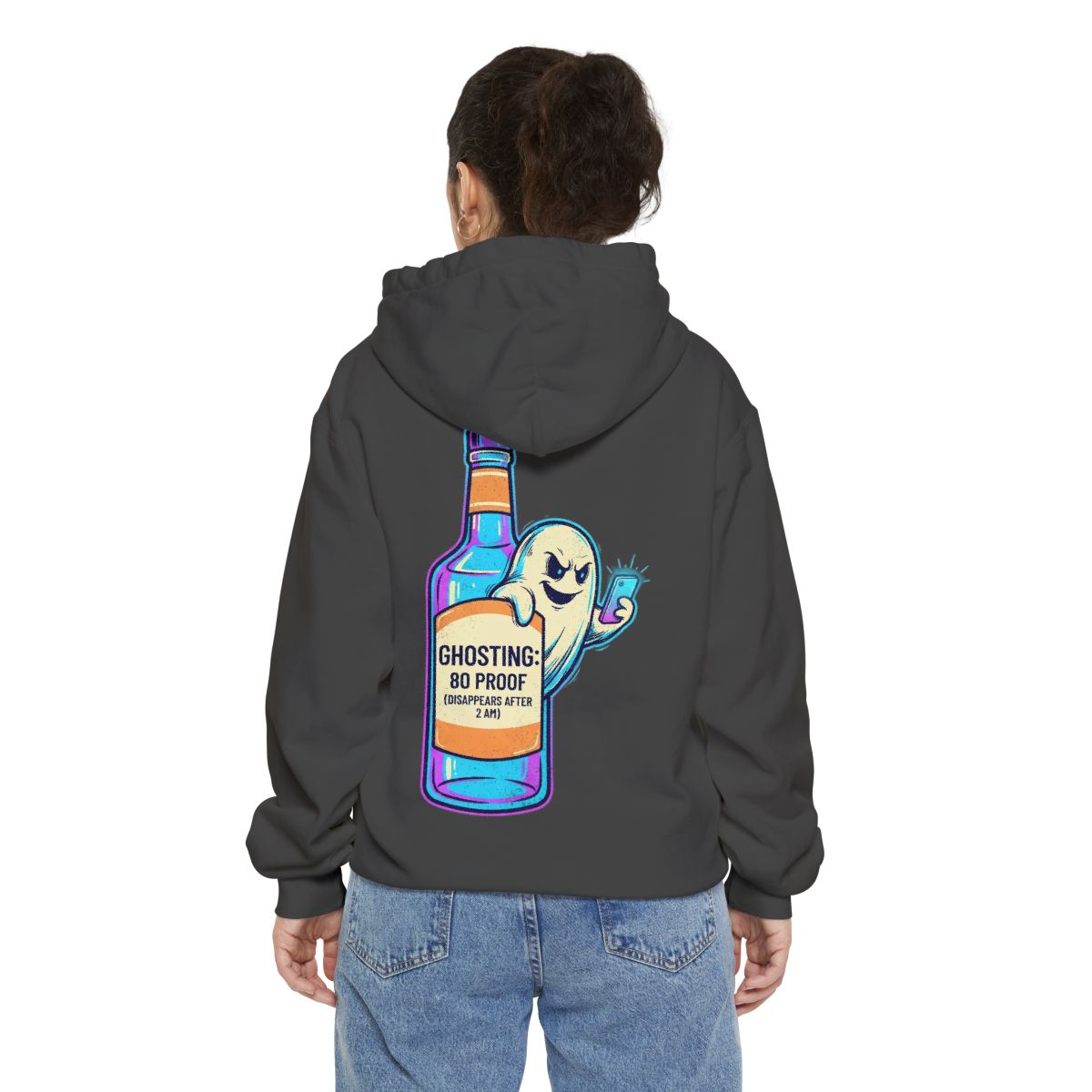 Color: Pepper | Ghosting Garment-Dyed Hoodie