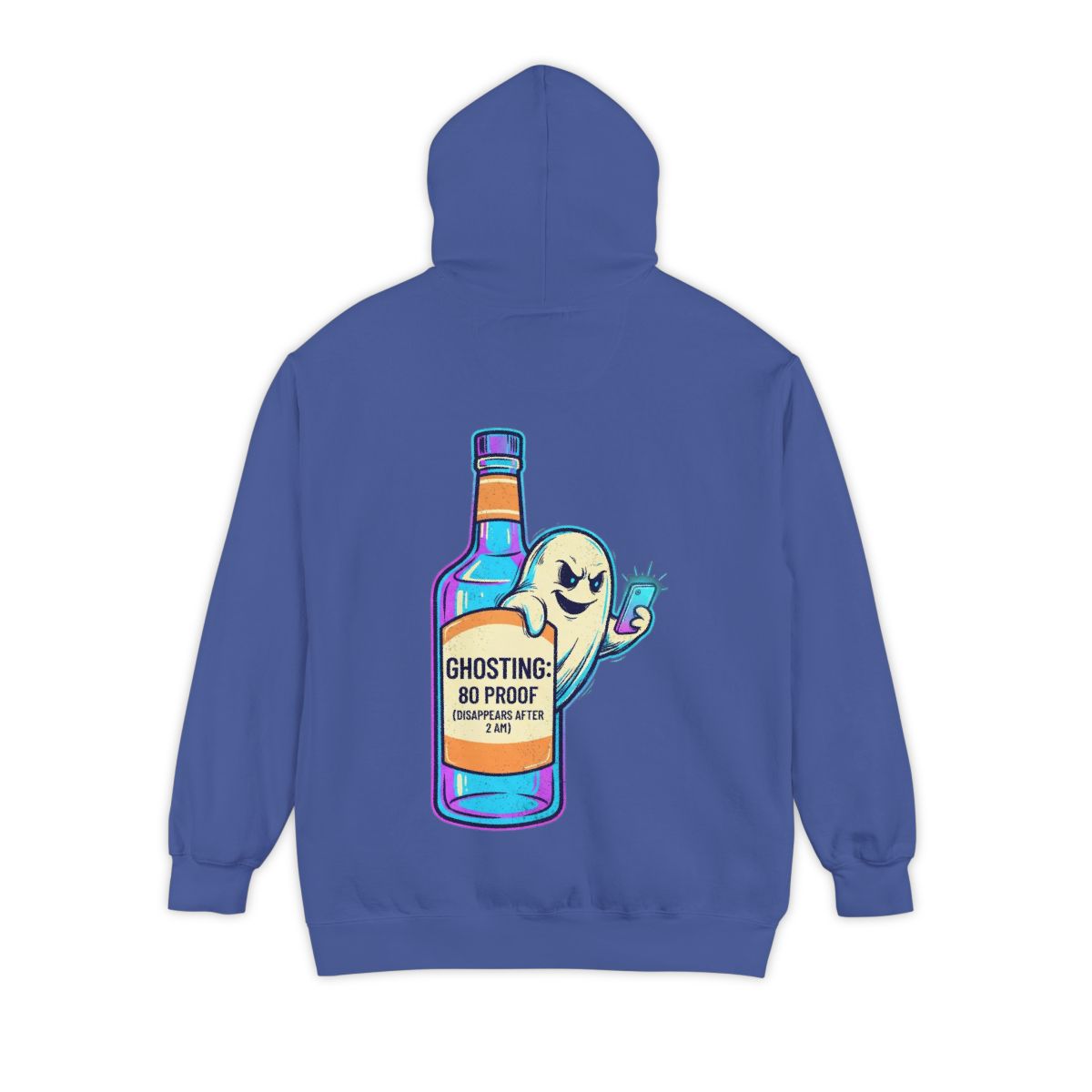 Color: Flo Blue | Ghosting Garment-Dyed Hoodie