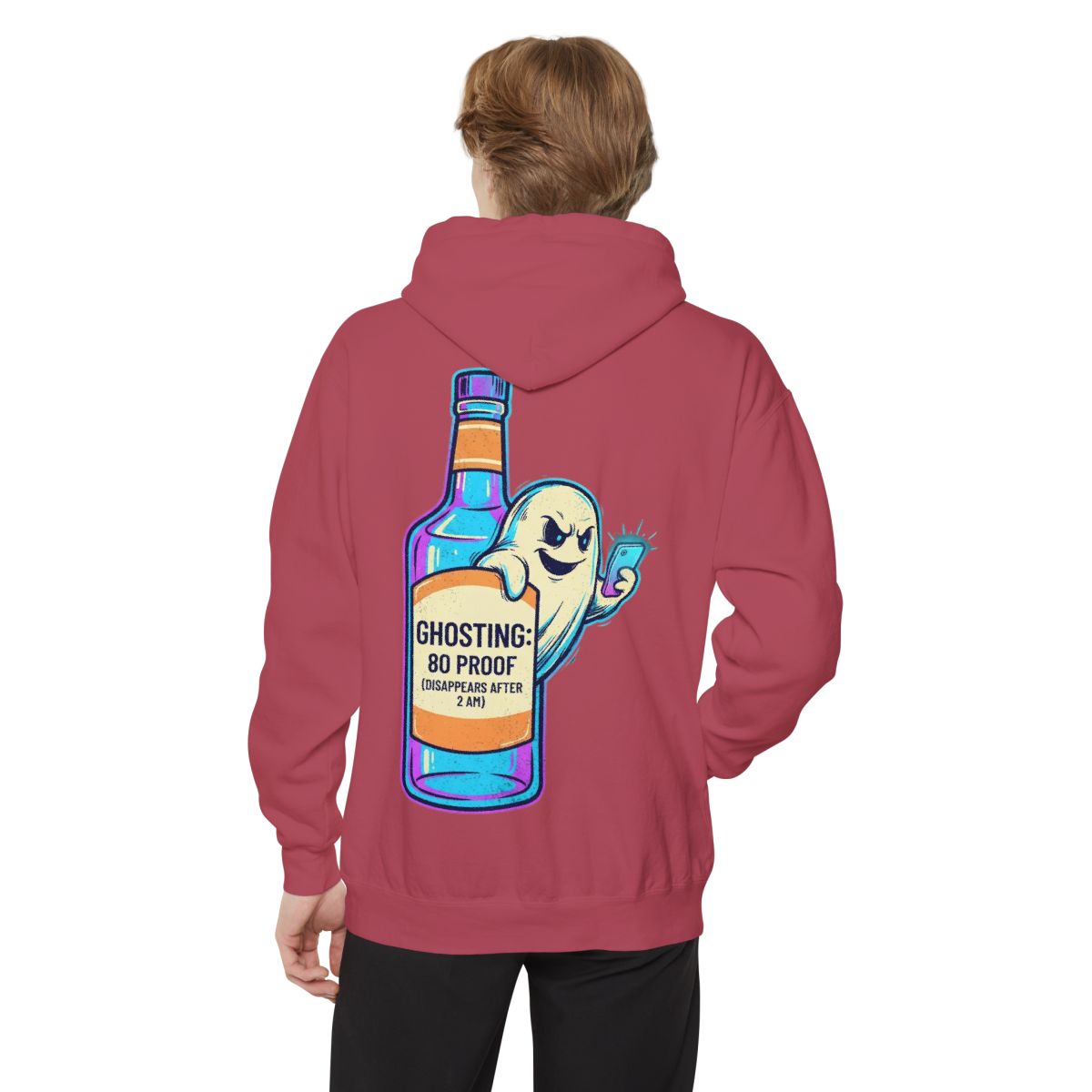 Color: Crimson | Ghosting Garment-Dyed Hoodie