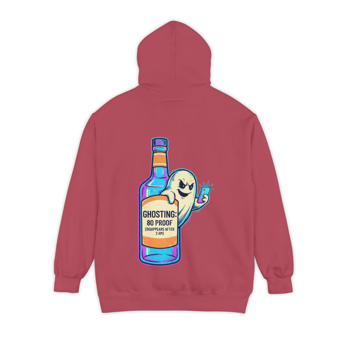Color: Crimson | Ghosting Garment-Dyed Hoodie