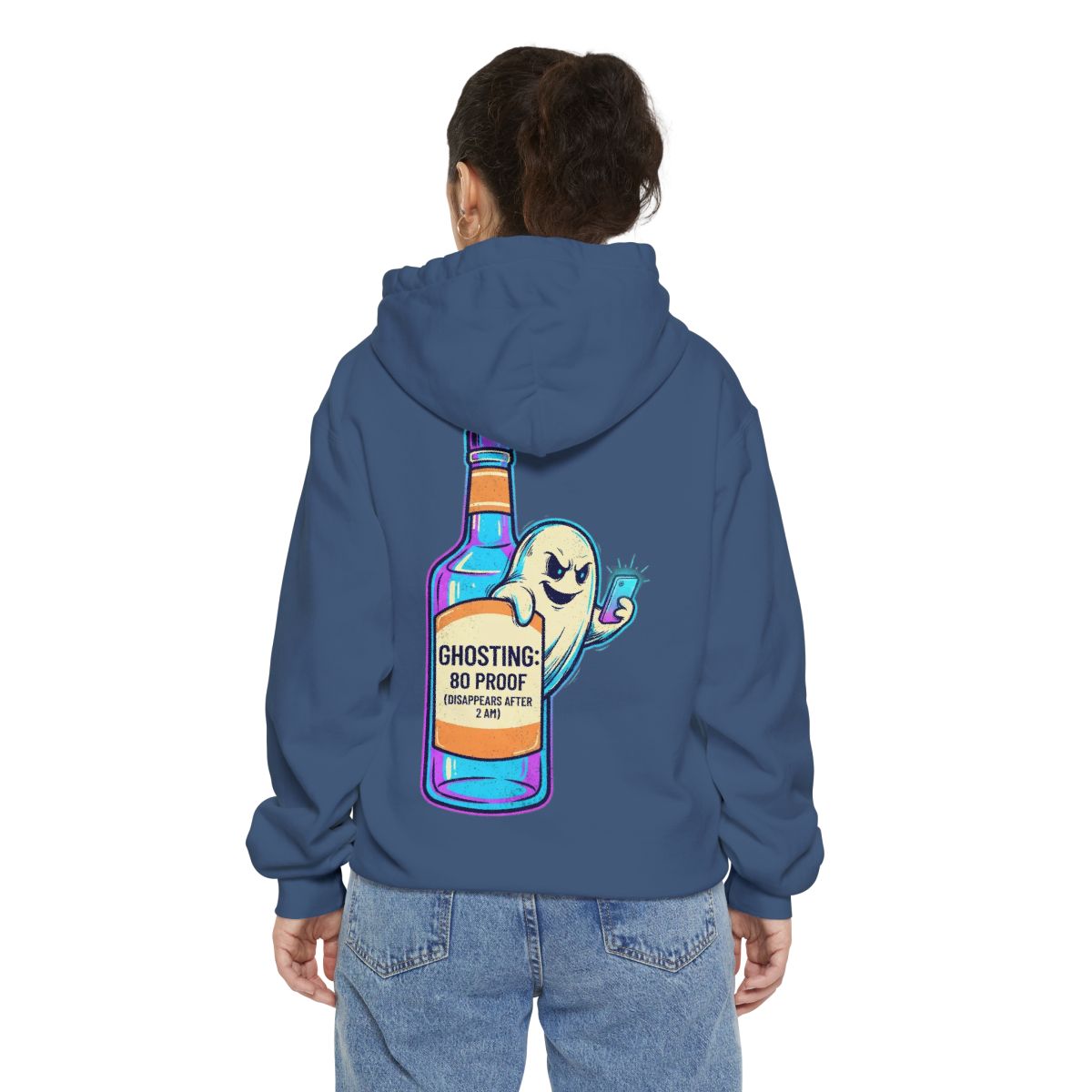 Color: True Navy | Ghosting Garment-Dyed Hoodie