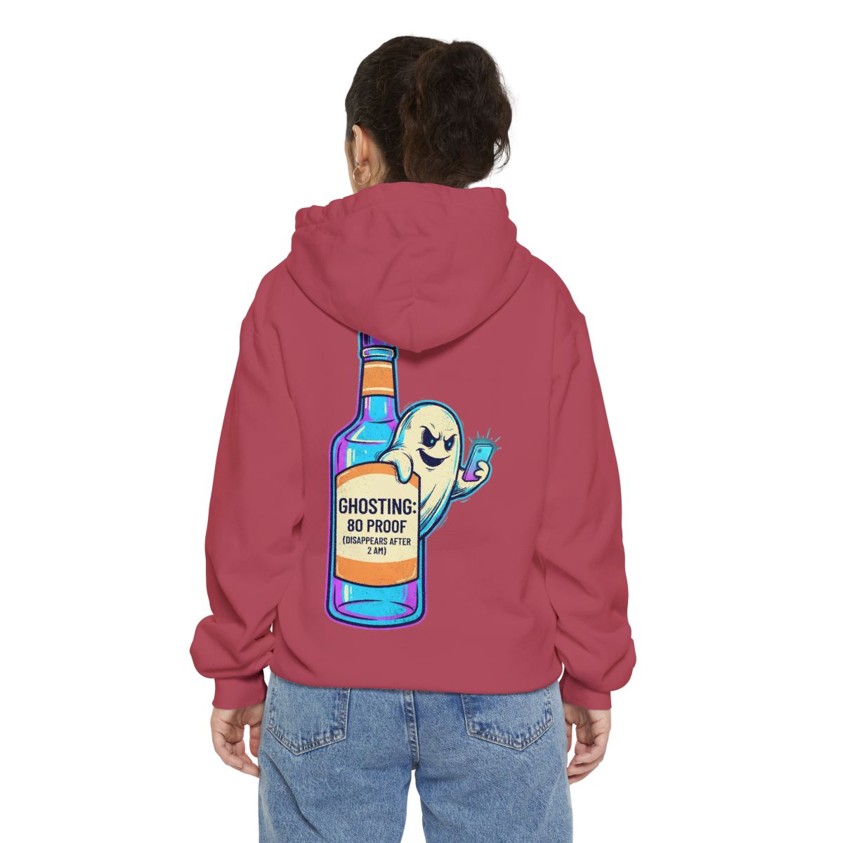 Color: Crimson | Ghosting Garment-Dyed Hoodie