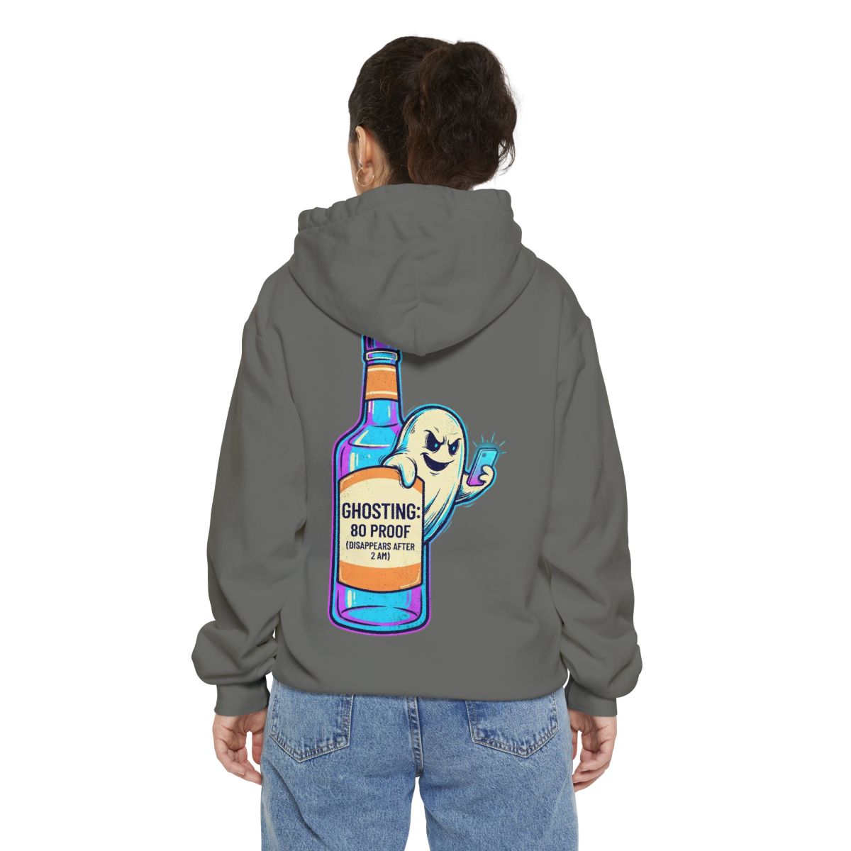 Color: Grey | Ghosting Garment-Dyed Hoodie