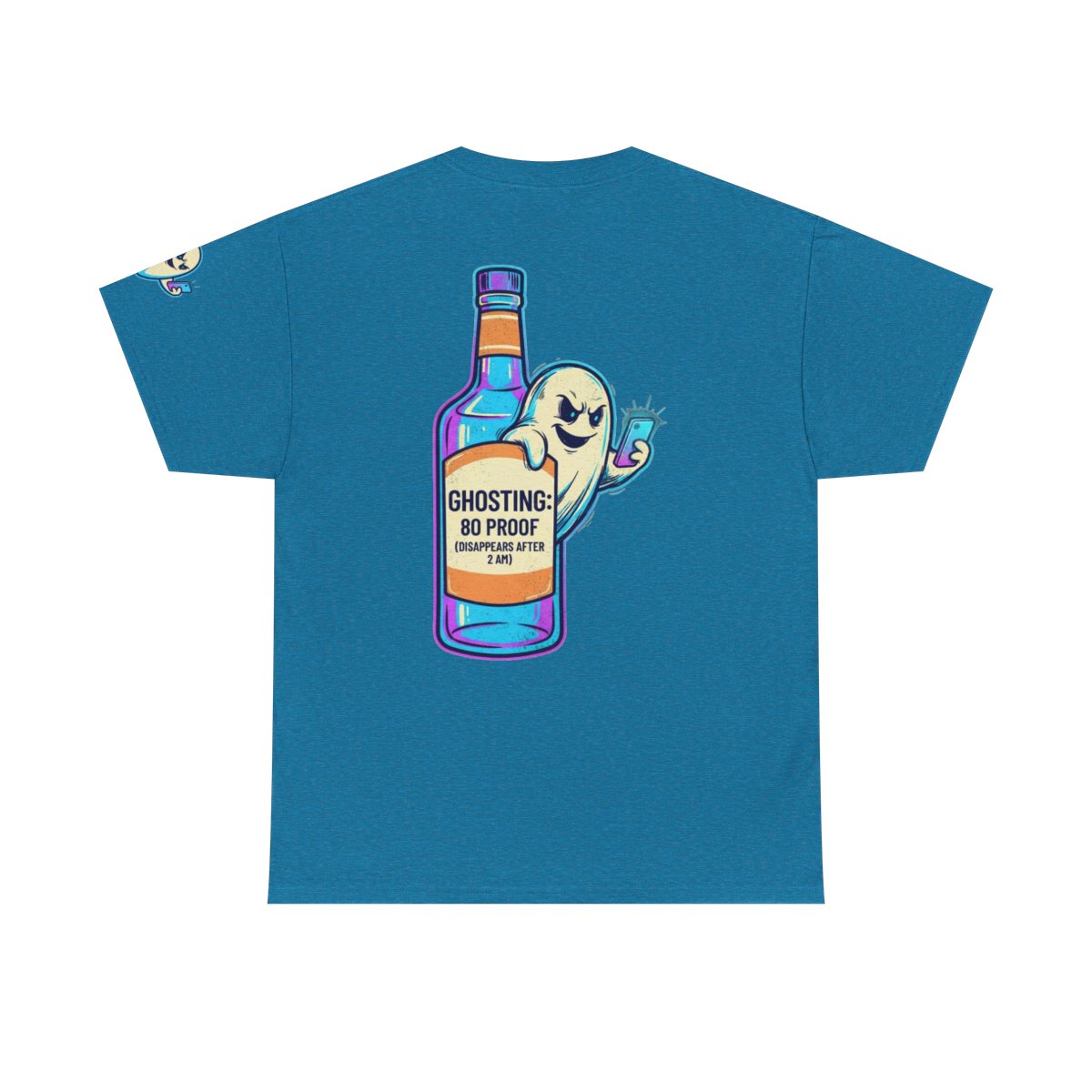 Color: Antique Sapphire | Ghosting Premium Graphic Tee