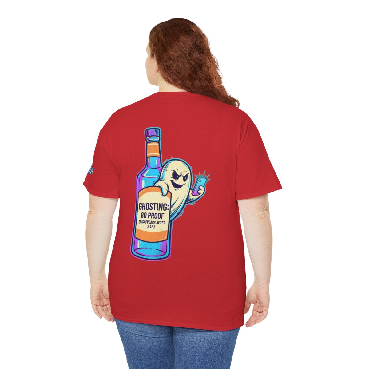 Color: Red | Ghosting Premium Graphic Tee