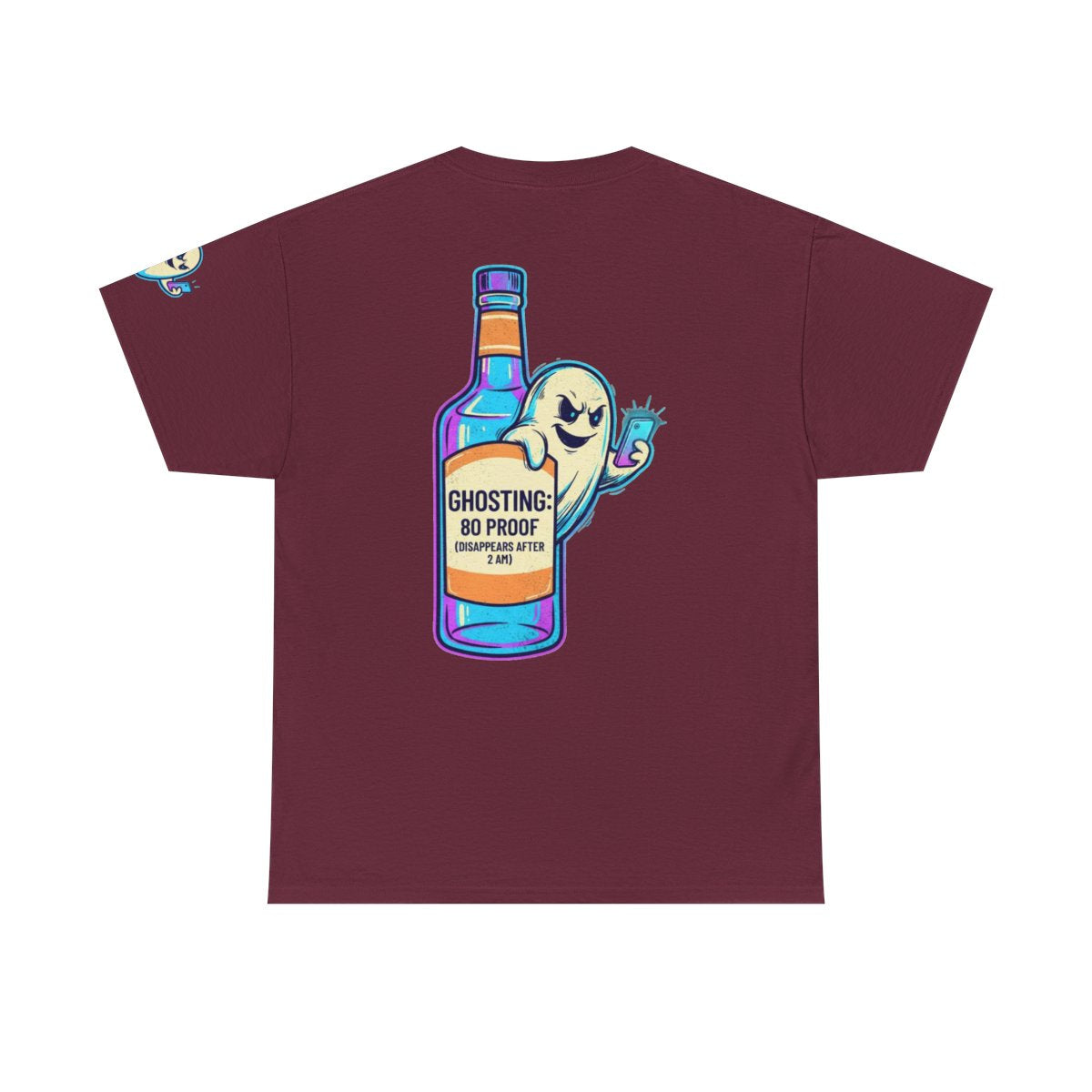 Color: Maroon | Ghosting Premium Graphic Tee