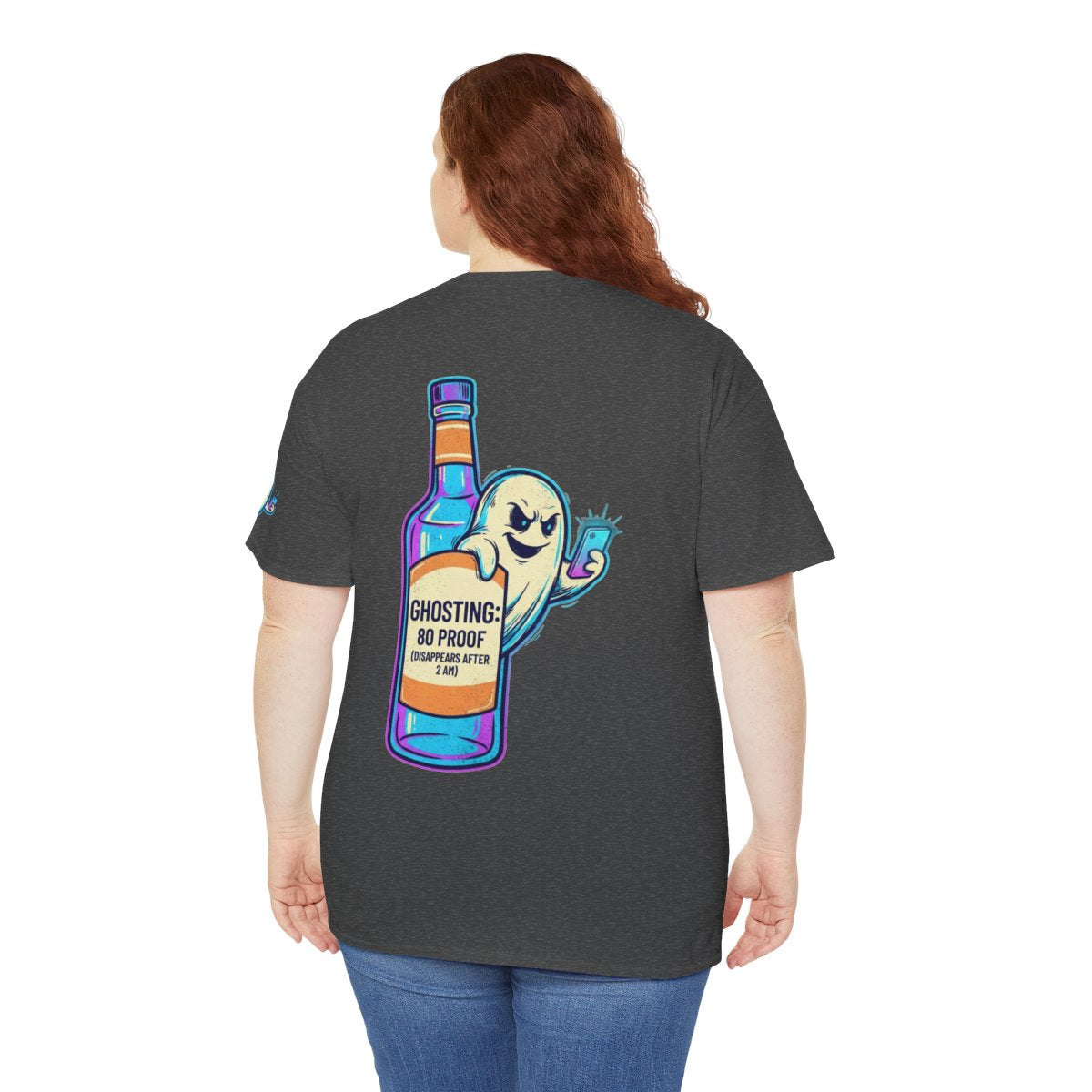 Color: Dark Heather | Ghosting Premium Graphic Tee
