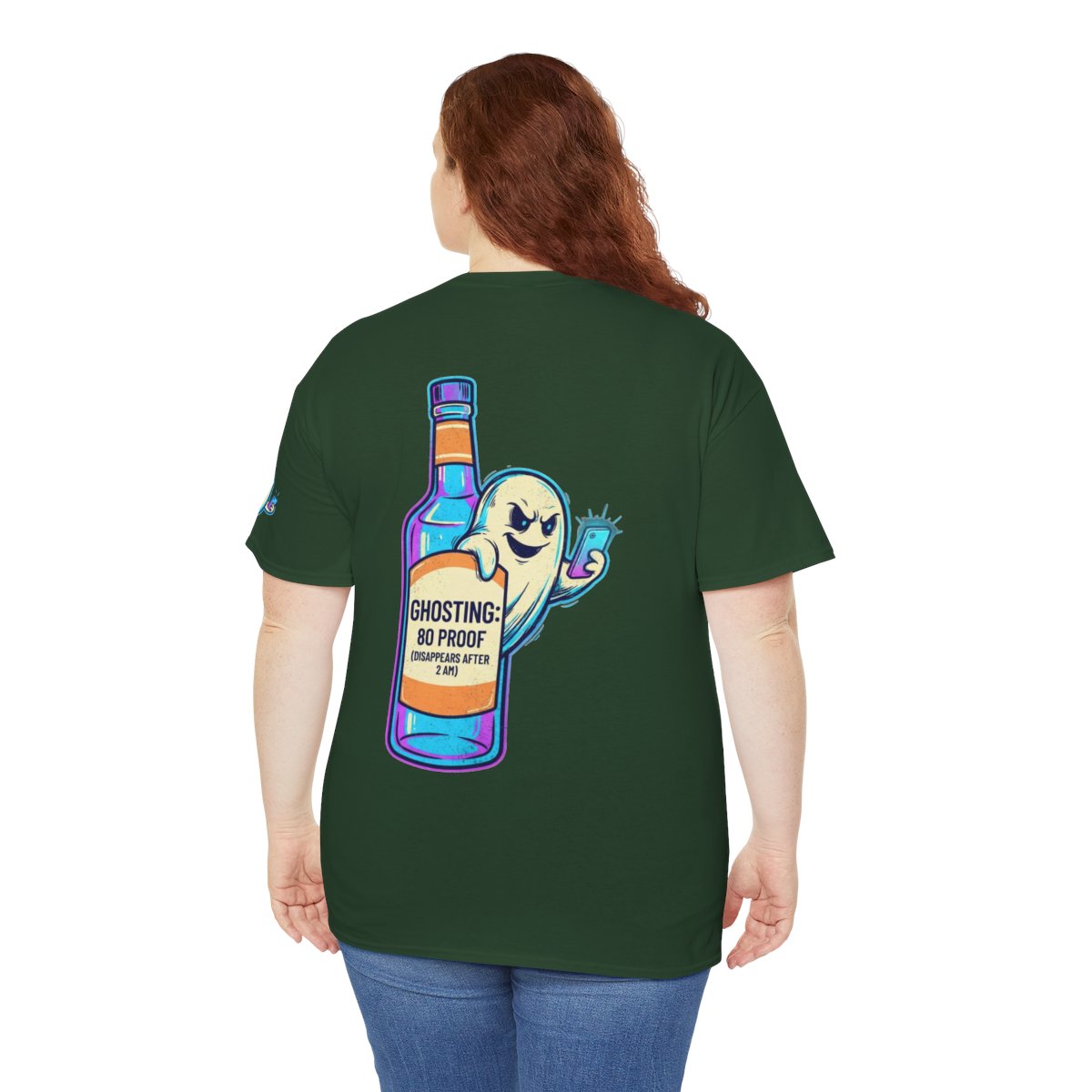 Color: Forest Green | Ghosting Premium Graphic Tee